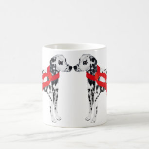 Dalmatian in a Red Scarf Coffee Mug