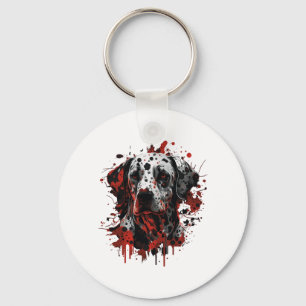 Dalmatian Key Ring