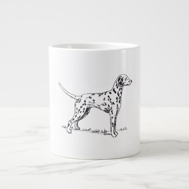 Dalmatian Large Coffee Mug (Front)