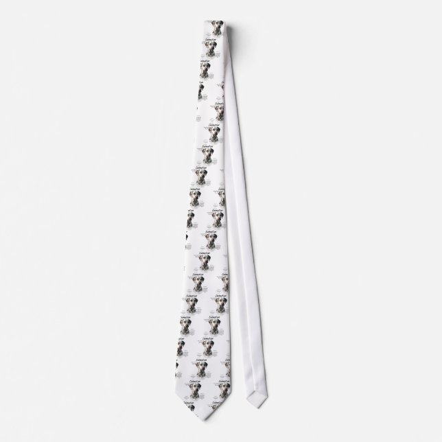 Dalmatian (liver) History Design Tie (Front)