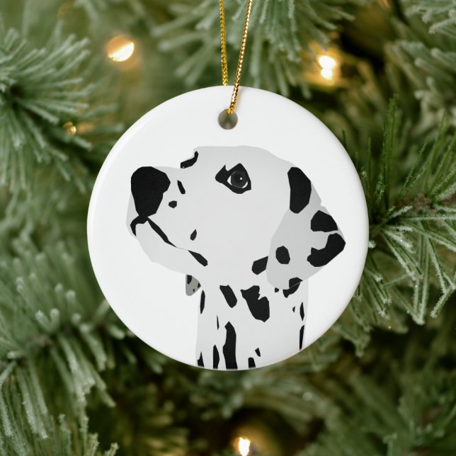 Dalmatian Love Ceramic Tree Decoration (Tree)