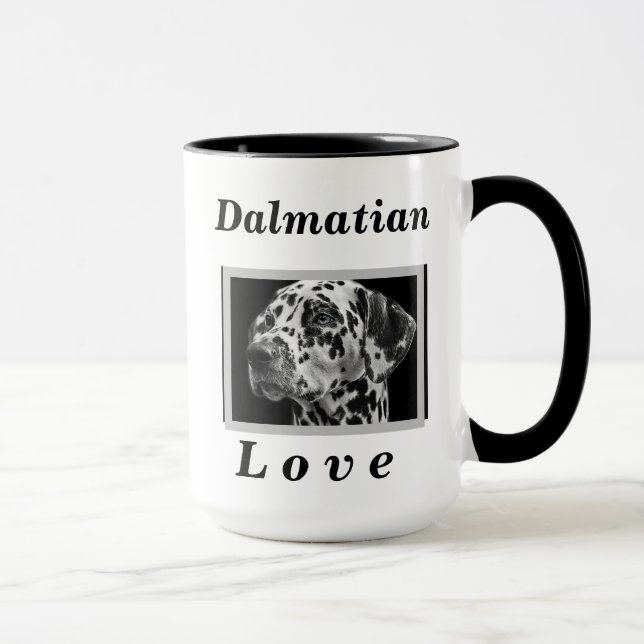 Dalmatian Love Dog Lover Gift for Her Him Coffee Mug (Right)