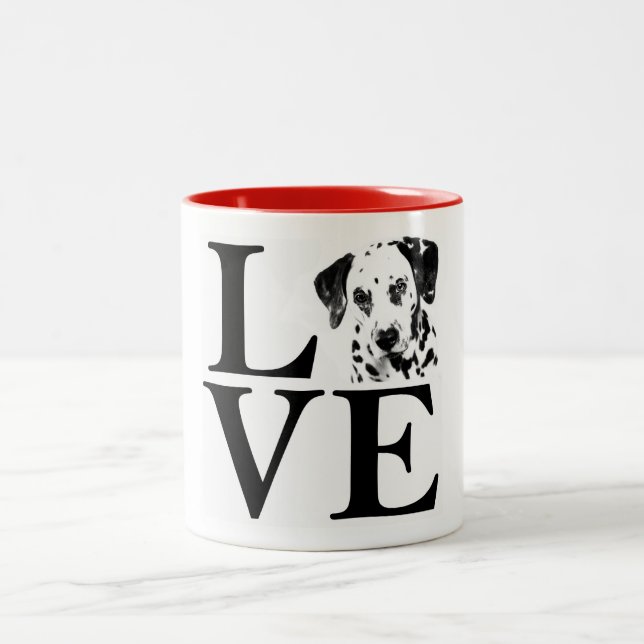 Dalmatian Love Mug (Center)