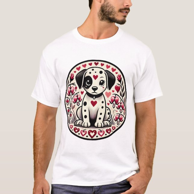 Dalmatian Love T-Shirt (Front)
