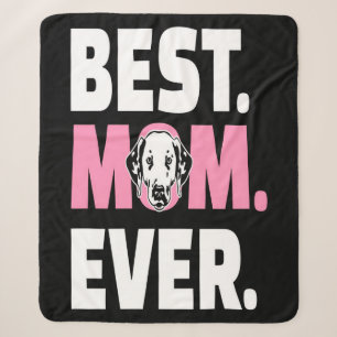 Dalmatian Lovely Mommy Gift Sherpa Blanket