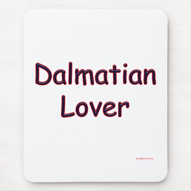 Dalmatian Lover Mouse Mat (Front)