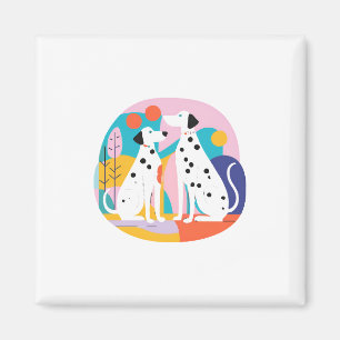 Dalmatian magnet