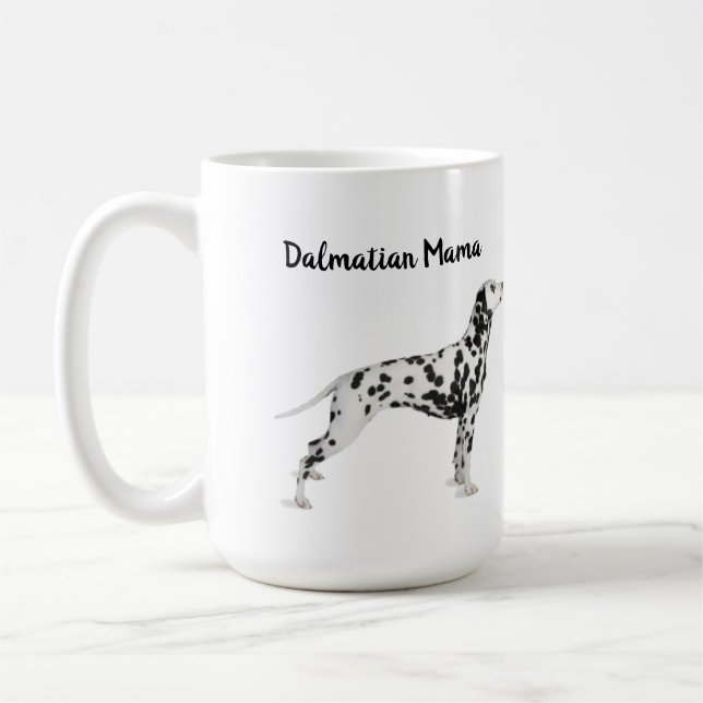 dalmatian mama coffee mug (Left)