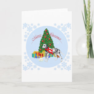 Dalmatian Merry Christmas Holiday Card