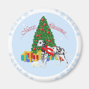 Dalmatian Merry Christmas Magnet