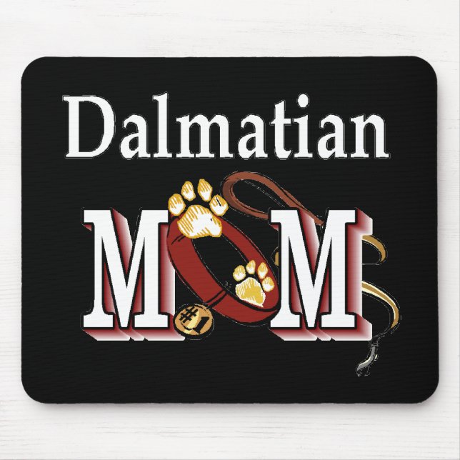Dalmatian Mom Darks Mouse Mat (Front)