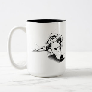 Dalmatian Mug – Hand Drawn Spotted Dog Coffee Mug