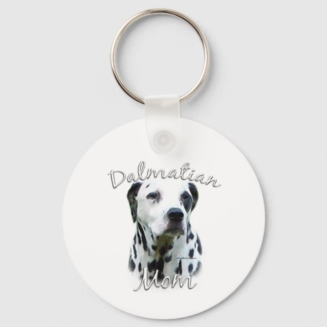 Dalmatian Mum 2 Key Ring (Front)