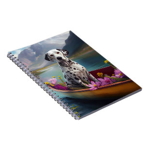 Dalmatian on a Paddle: A Scenic Adventure Notebook