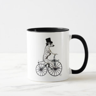 Dalmatian on Bicycle 2 Mug