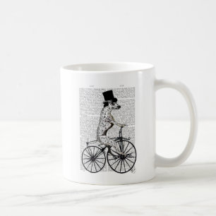 Dalmatian on Bicycle Coffee Mug