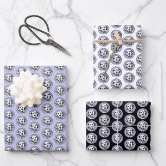 Dalmatian Painting - Cute Original Dog Art Wrapping Paper Sheet