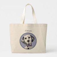 Dalmatian Painting Spotted Cute Original Dog Art