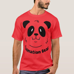 Dalmatian Panda Bear Funny Chinese Animal Dog Joke T-Shirt
