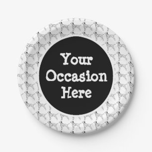 Dalmatian Party Personalise Paper Plate