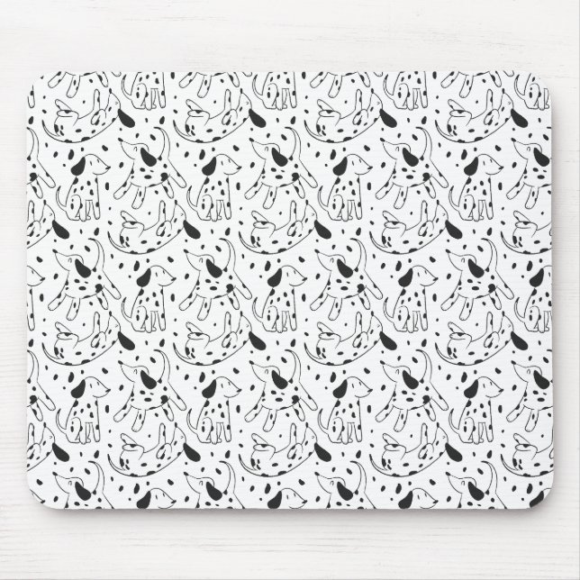 Dalmatian Pattern Mouse Mat (Front)