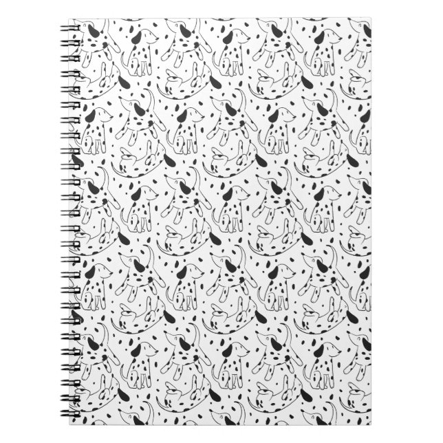 Dalmatian Pattern Notebook (Front)