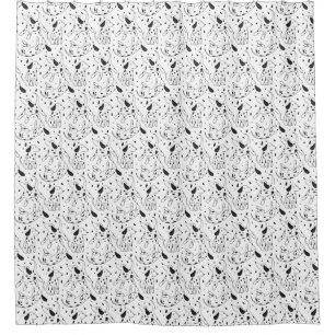 Dalmatian Pattern Shower Curtain