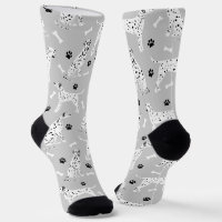 Dalmatian Paws and Bones Socks