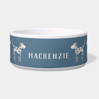Dalmatian Personalised Dog Bowl