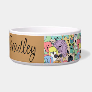 Dalmatian Personalised Photo & Name Dog Bowl