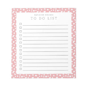 Dalmatian Persuasion Custom To Do List Notepad