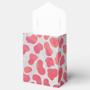 Dalmatian Pink and White Print Favour Box