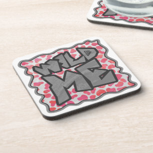 Dalmatian Pink and White Wid Me Coaster