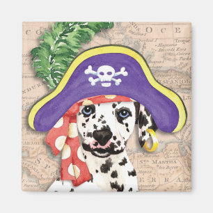 Dalmatian Pirate Magnet