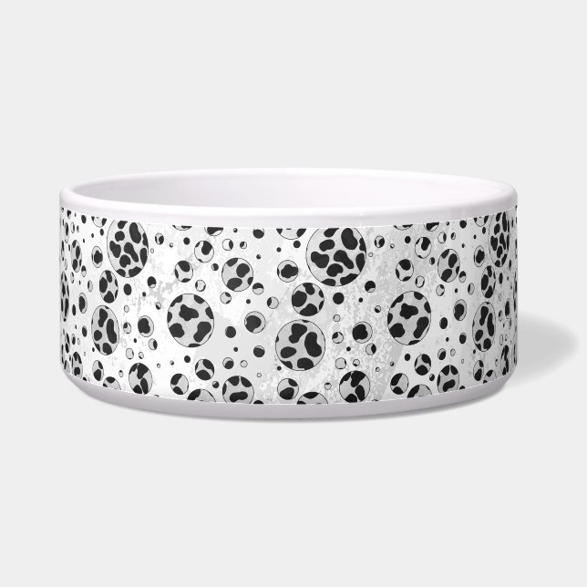 Dalmatian Polka Dot Black and White (Right)