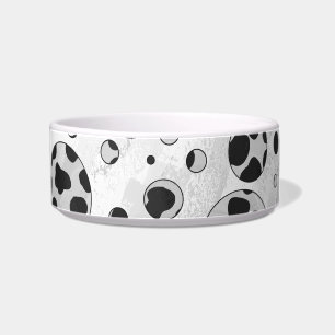 Dalmatian Polka Dot Black and White Bowl