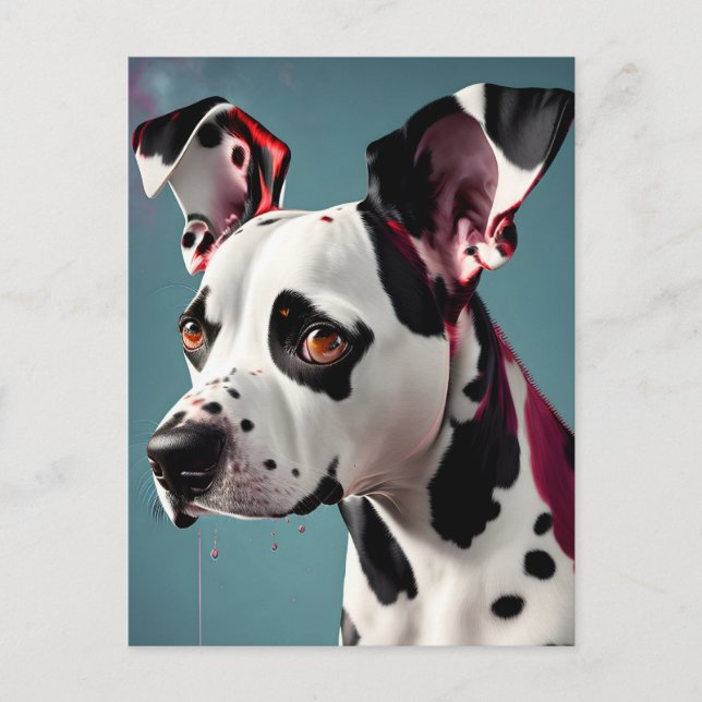 Dalmatian, Postcrossing Postcard (Front)