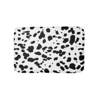 Dalmatian Print Bath Mat