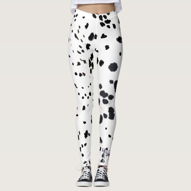 Dalmatian print  leggings (Front)