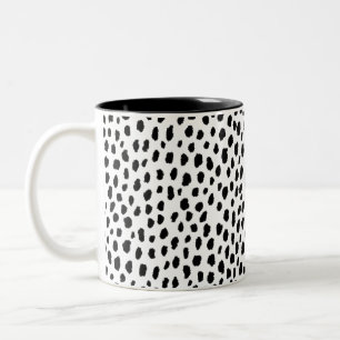 Dalmatian Print Two-Tone Coffee Mug