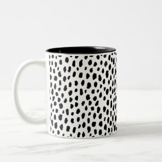 Dalmatian Print Two-Tone Coffee Mug
