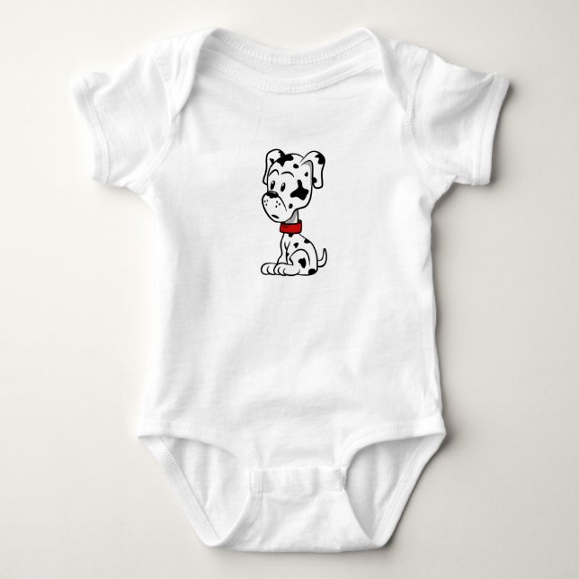 Dalmatian Puppy Baby Bodysuit (Front)