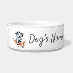 Dalmatian puppy Ceramic Pet Bowl