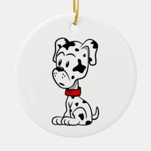 Dalmatian Puppy Ceramic Tree Decoration