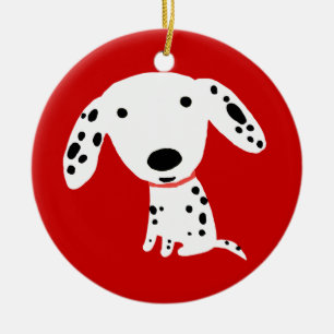 Dalmatian Puppy Ceramic Tree Decoration