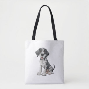 Dalmatian Puppy Dog Premium Scoop Tote Bag
