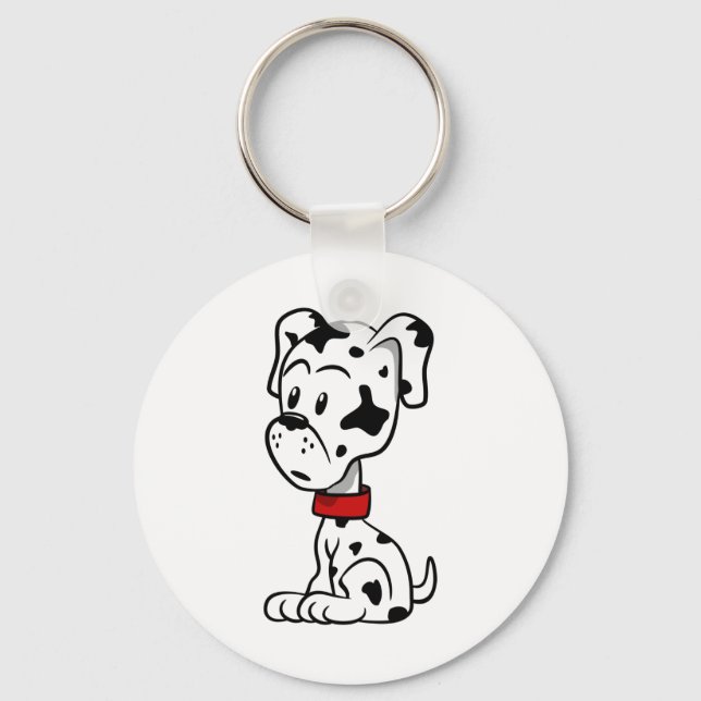 Dalmatian Puppy Key Ring (Front)