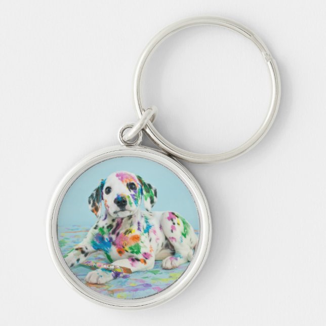 Dalmatian Puppy Key Ring (Front)