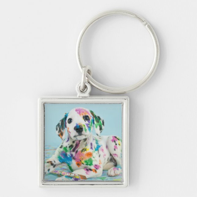 Dalmatian Puppy Key Ring (Front)