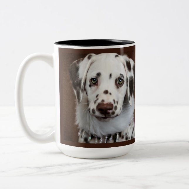 Dalmatian puppy love Mug (Left)